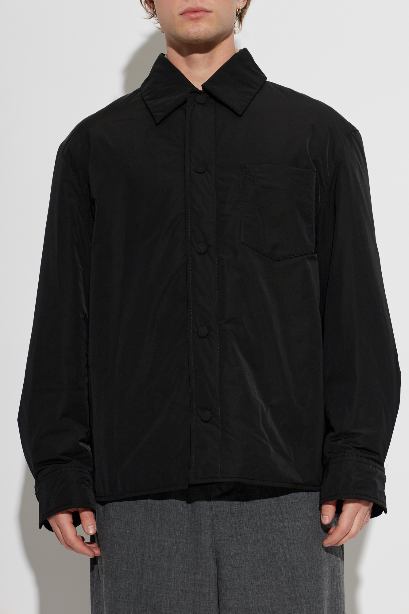 Black Jacket with pocket Ami Alexandre Mattiussi - Vitkac AS